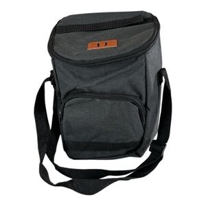LEEDS Mayfair 12 insulated Cooler Lunch bag Black